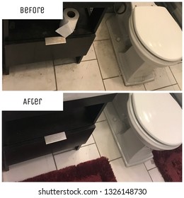 Cleaning Before And After