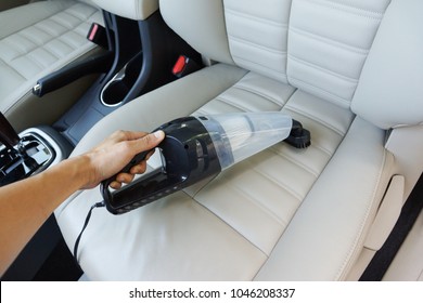 Cleaning Car Using Vacuum Cleaner Stock Photo 1046208337 | Shutterstock