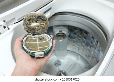 Cleaning The Debris Filter In Top Load Washing Machine