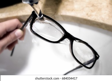 Cleaning Eyeglasses