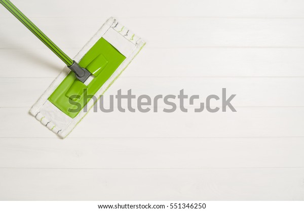 Cleaning Floor Mop Top View Microfiber Stock Photo Edit Now 551346250