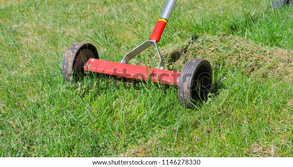 manual lawn raker