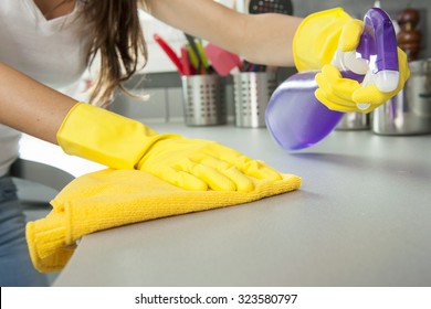 Cleaning A Kitchen