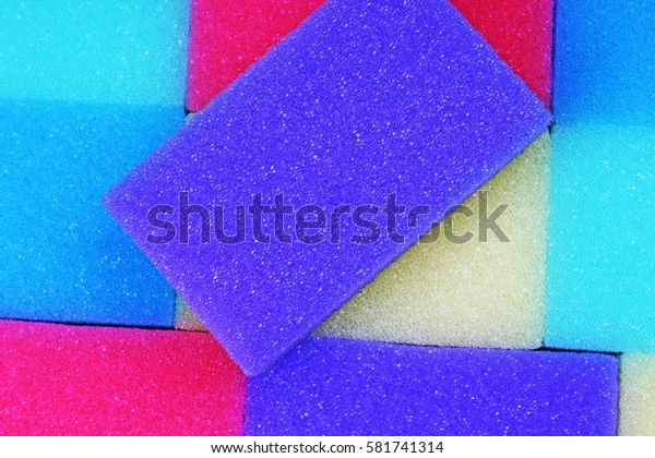 purple kitchen sponges