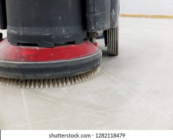 Cleaning Machine On The Construction Site