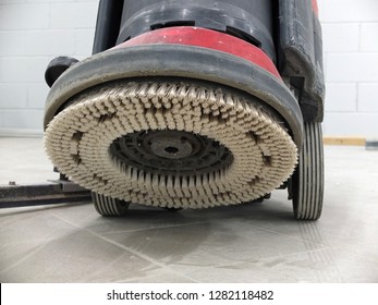 Cleaning Machine On The Construction Site