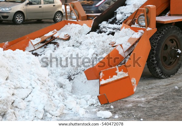 cleaning of roads from\
snow special car