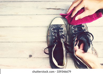 Cleaning Shoes