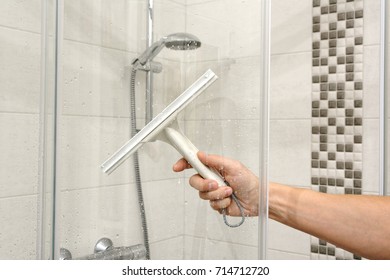 Cleaning Shower Cubicle