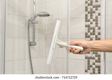 Cleaning Shower Cubicle