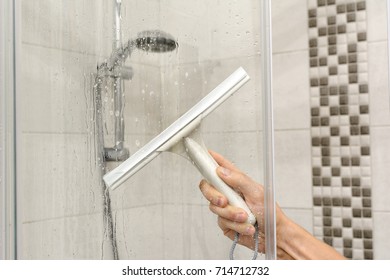 Cleaning Shower Cubicle