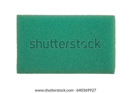 Cleaning sponge.