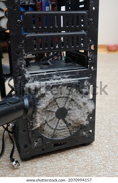 Cleaning System Unit Desktop Computer Dust Stock Photo 2070994157 ...