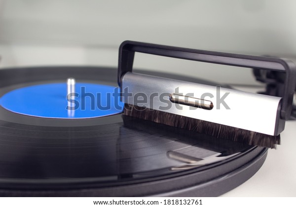 Cleaning Vinyl Special Brush Turntable Vinyl Stock Photo Edit Now