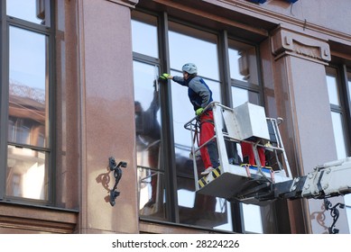 Cleaning Of Windows.