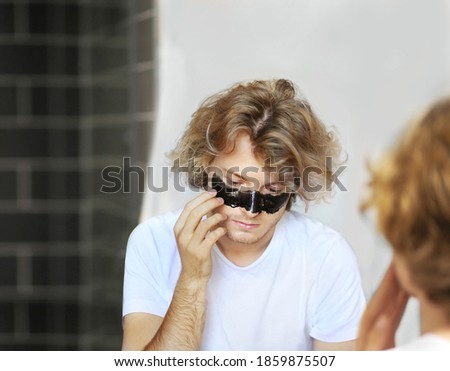 Image, Stock Photo urban boy, with black cap.