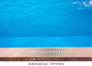 clear blue pool