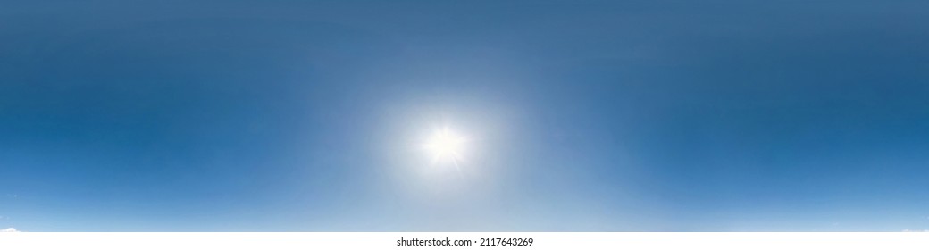 Seamless Cloudy Blue Sky Hdri Panorama Stock Photo (Edit Now) 1536246245