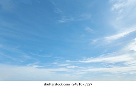 clear blue sky with no clouds. The sky is so clear that it looks like a painting - Powered by Shutterstock