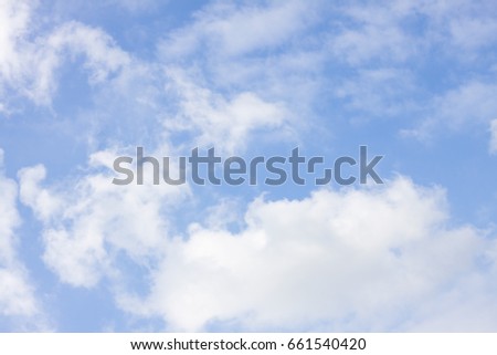 Clear Blue Sky White Clouds Wallpaper Stock Photo Edit Now
