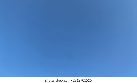 the clear blue sky without clouds, gives the impression of calm and peace.