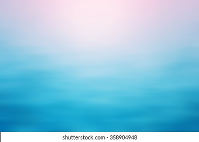 Clear Blue Water, Seascape Ripple Abstract In Blurred Background Concept In Rose Quartz Serenity Color