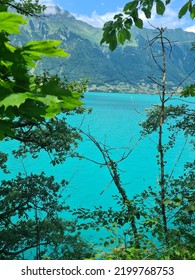 Clear Blue Waters In Wengen, Switzerland