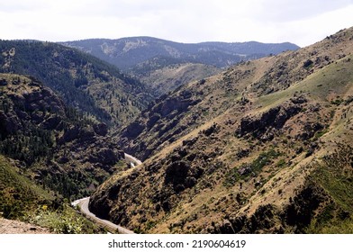 Clear Creek Canyon In The Rocky Mountains