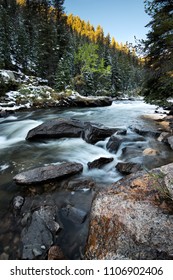 Clear Creek At Sunrise, Colorado