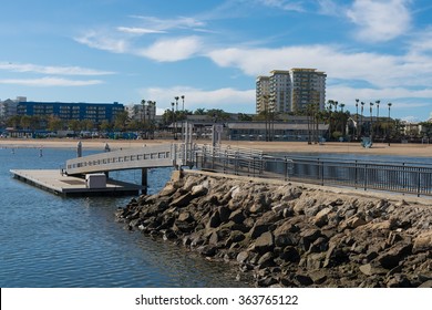 A Clear Day In Marina Del Rey, California. 