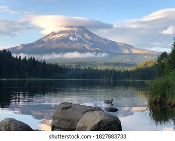 Clear Day On Trillium Lake 