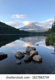 Clear Day On Trillium Lake 