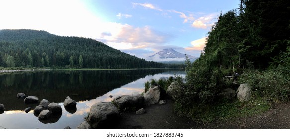 Clear Day On Trillium Lake 