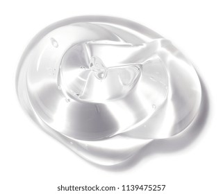 Clear Gel Isolated Over White Background