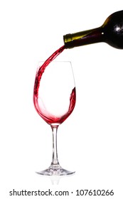 Two Bottles Wine Glasses Stock Photo (Edit Now) 108294023