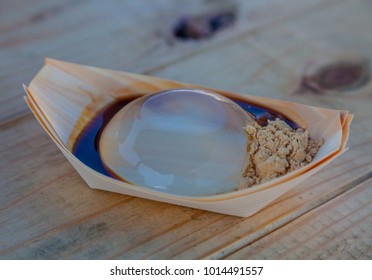 Clear Jello With Brown Sugar Syrup