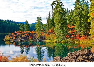 Clear Lake, Oregon, In Autumn Colors