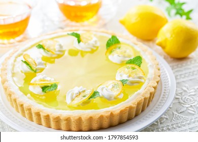 Clear Lemon Tart Clear Crystal Pie Stock Photo 1797854593 | Shutterstock