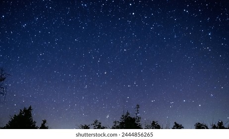 Clear night sky stars astronomy wallpaper background - Powered by Shutterstock