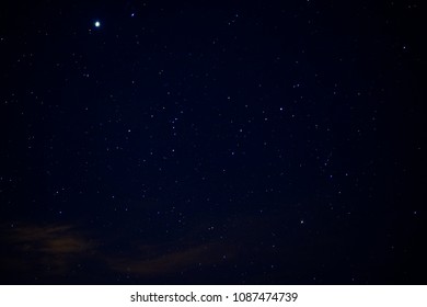 Clear Night Stary Sky (astrophotography)