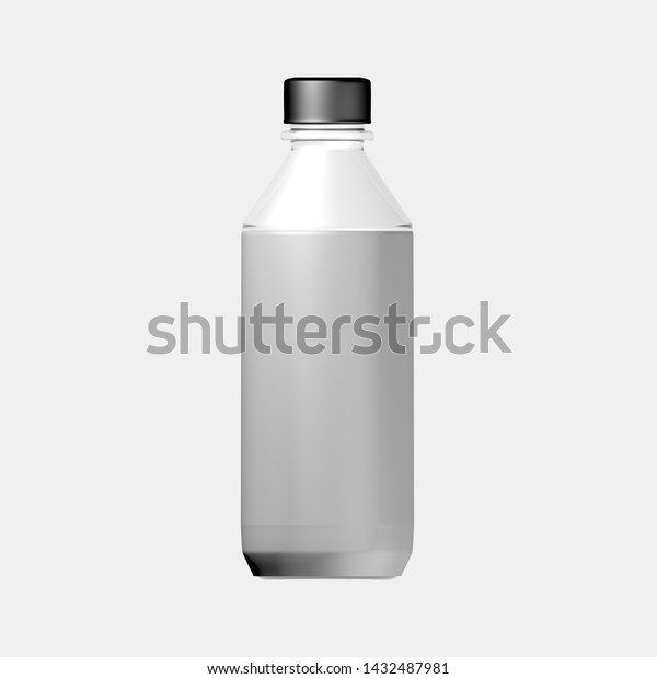 Download Clear Plastic Liquid Bottle Non Transparent Stock Photo Edit Now 1432487981