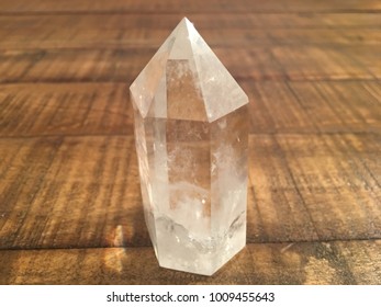 Clear Quartz Phantom Crystal Obelisk Tower