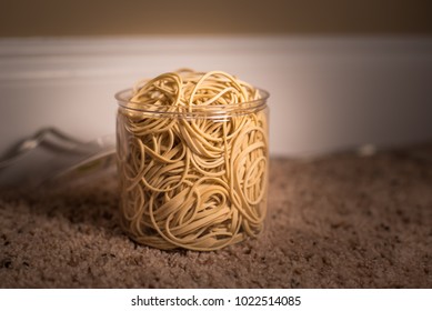 rubber band container