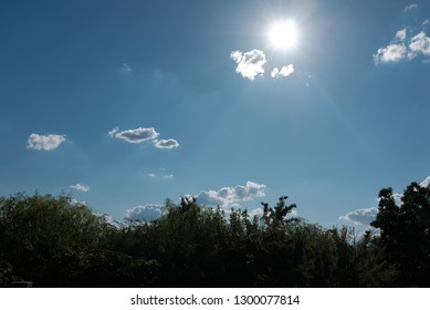 a clear sky