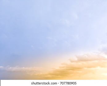 clear sky with cloud scape are plenty of copy space. 