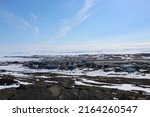 Clear sky in Iqaluit, Nunavut, Canada