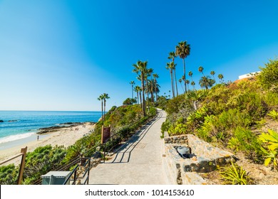 Clear Sky Over Laguna Beach. Orange County, California