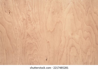 Clear Texture Of Birch Plywood Coated With Linseed Oil