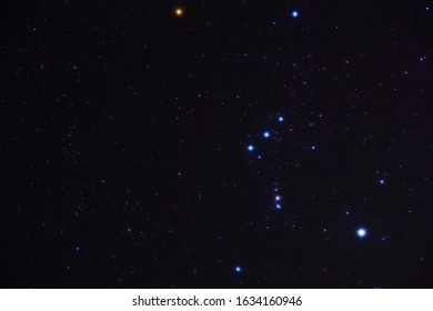 clear three stars of orion