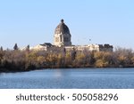 Clear view of newly refurbished dome Saskatchewan Legislature 